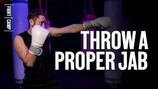 Step By Step Guide To Throwing The Jab | Boxing Training