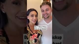 Cheesy Pickup Lines on my Husband #shorts #couples
