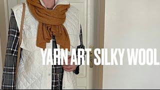 Yarn Art Silky Wool. Во что превратился шарф после стирки. Обзор пряжи