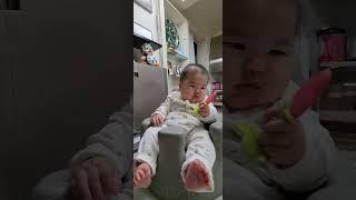 짜증도 낼줄 아는 바다 - 172일 #baby #cute #babygirl #anak #아기 #아빠 #엄마 #funny #애기