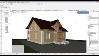 ARCHICAD  project home lessons 27.( Изменения от заказчика 4.Формирование эскизов)