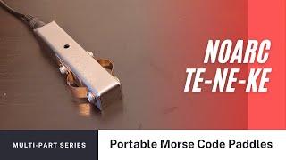 Te-Ne-Ke Portable Morse Code Paddle by Boyd Mason NE8KE