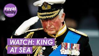 WATCH: King Charles Addresses Crew Onboard HMS Prince of Wales