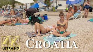 Beach Walk 4K Croatia | Walking along Primosten Coast on Raduca Beach with Olivia