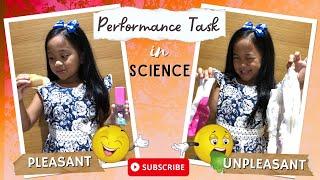 KINDER 2: PERFORMANCE TASK IN SCIENCE PLEASANT AND UNPLEASANT SMELL | JANJAM KINGDOM