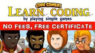 Learn to code easily | Play games and learn to code | Get free certificate | Self-explanatory