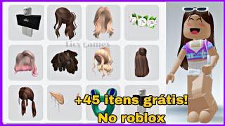 PEGUE AGORA +45 ITENS GRATIS NO ROBLOX!  [passo a passo funcionando] - Licy gamer