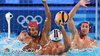 Italy opens Olympic campaign with physical water polo win over U.S. | Paris Olympics | NBC Sports