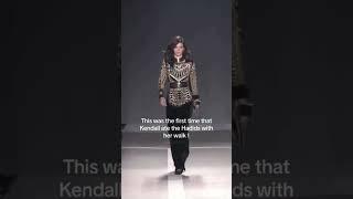 Kendall ate the Hadids with her walk  #viral #model #runway #kendalljenner