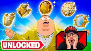 Unlocking The *GOLD* PETER GRIFFIN in Fortnite!