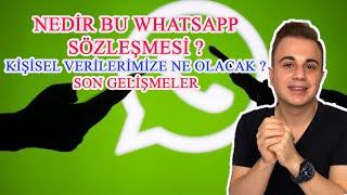 WHATSAPP SÖZLEŞMESİ NEDİR ? WHATSAPP VERİLERİMİZE NE YAPACAK ? SON GELİŞMELER | MEHMET TALHA ŞİŞMAN