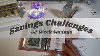 SAVING MONEY | 52 WEEK SAVINGS CHALLENGE | SIX MONTH EMERGENCY FUND