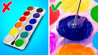 50 BEST ART HACKS FOR BEGINNERS