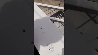 secado del pintado de la puerta color blanco... que les parece?