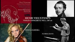 Henri Vieuxtemps: Concerto pour violon no.1, op. 10, en mi majeur, Vineta Sareika (violin)