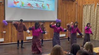 Zamling Gyencha Boedra dance. Students of Paro College of Education