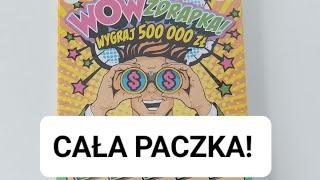 #867  CAŁA PACZKA zdrapki WOW ZDRAPKA CZĘŚĆ 1️⃣ 