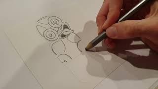 How to draw a tiki (for kids)