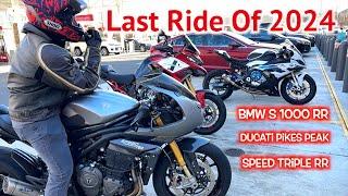 BMW S 1000 RR, Triumph Speed Triple RR, Ducati Pikes Peak