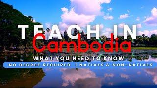 Let's Talk Teaching in Cambodia - Salary? Degree? Non-Native?