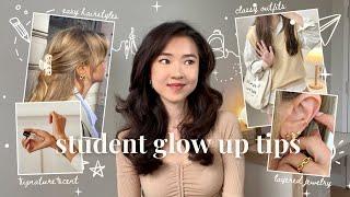 GLOW UP + look polished at school (practical & realistic) classy style inspo, grooming tips