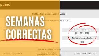 Descargar correctamente tu constancia de semanas cotizadas de IMSS | Iván Vélez