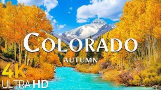 Colorado 4K Autumn Aerial Film  Breathtaking Views of the Rocky Mountains  4K Video Ultra HD