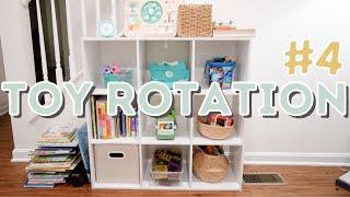 TOY ROTATION FOR MY 2 KIDS (AGES 2 & 4) | what's new on the toy shelf! | KAYLA BUELL