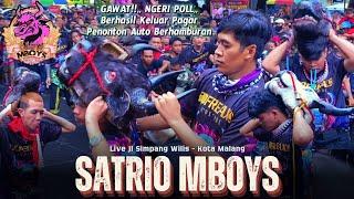 Kalap Ganas Poll!! SATRIO MBOYS Terbaru Full Ngamok,, Live Simpang Wilis - Kota Malang