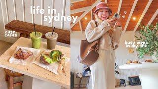 sydney vlog  rice cake cafe, chatty grwm, cozy bookstores, pop up bar, running errands 