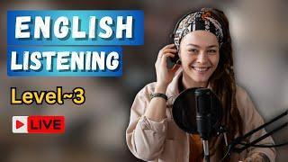 English Listening Practice Level 3 | Improve listening skills English | English conversation tips