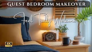 Ultimate Guest Bedroom Makeover: Stunning Transformation from Start to Finish | HOME DECOR TIPS