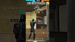1v3 in cs rank in 3 second subscribe  DS Subha gaming 
