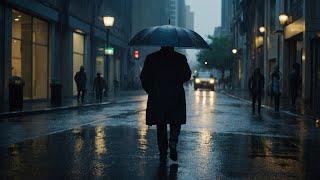 Rainy City Walk | Relaxing Urban Rain Ambience for Sleep, Study & Focus ️