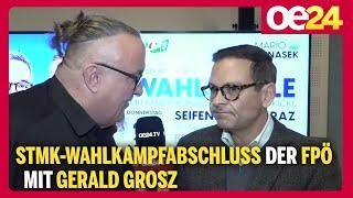 Steiermark-Wahl: Wahlkampfabschluss der FPÖ mit @geraldgrosz