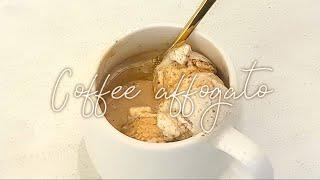 ️ Espresso affogato  #2024 #recipe #tiktok #easy #homecafe #asmr #drinks #cafevlog