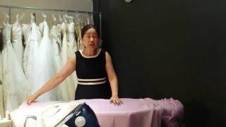 How to Iron delicate chiffon dresses