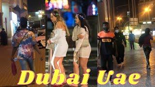 Deira Dubai, Evening Street Walking Tour From Baniyas Square To Al Rigga In 4K |দেরা দুবাই ভ্রমন2021