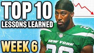 Top 10 Takeaways You NEED to Know BEFORE Week 6 Fantasy Football