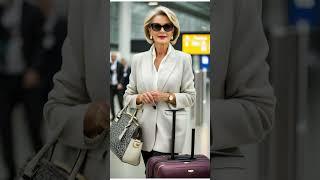 Airport Style for Elegant Ladies Over 60