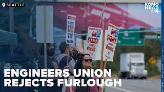 Aerospace engineers union rejects Boeing furlough request during strike