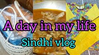 A day in my life /my daily routine  🫕 ️🪡/sindhi vlog 