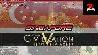[Lets Play] Civilization V Brave New World - Singapore (Part 2) [Semi-Modded]