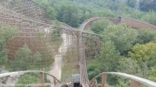 The Beast Front Row (HD POV) Kings Island