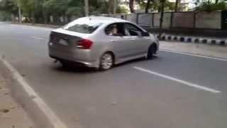 Drifting Honda City...