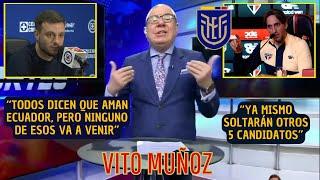 Vito Muñoz se pronuncia sobre los candidatos a DT de Ecuador