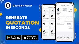 How to create quotation in mobile app | Quotation Maker App For Android | iPhone | Quotation Maker