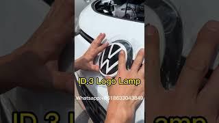 ID.3 LED lights & AMBIENT lights luminous emblem logo lamp