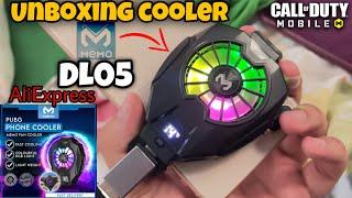 CELULAR NÃO TRAVA MAIS! Unboxing do radiador/ventilador/cooler DL05 QUE COMPREI NA ALIEXPRESS (CODM)