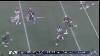 Patriots Defense stops Ravens on their last drive in the 4th quarter| NFL week 10 SNF